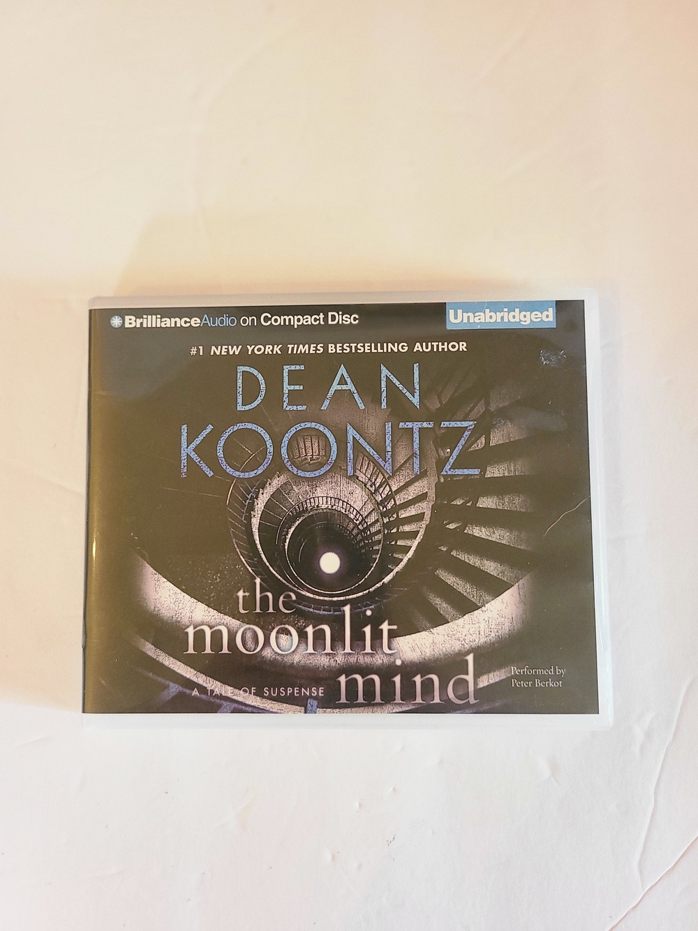 Source Unknown Dean Koontz 'The Moonlit Mind' Audiobook CD - Black & Blue